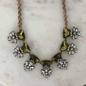 J. Crew Green Statement Necklace